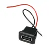 Enchufe Hembra Usb2.0 Soldadura por Presión Directa Puerto de Carga Lámpara de Escritorio para Juguetes Instrumento de Precisión Enchufe de Carga con Cable a Conector de Puerto