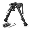 6 polegadas - 9 polegadas Metal Nylon Suporte Borboleta Bipé Rifle Suporte Telescópico Dobrável Acessórios de Brinquedo