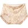 Boxers Antibacterianos de Seda Helada 2026 Primavera/Verano sin Pellizcos, de Cintura Alta, Estampado Floral y Estilo Bosque
