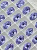 Brillo Super Brillante Multifacético 10x14mm Huevo de Paloma Nido de Pájaro Fondo Puntiagudo Pedrería para Uñas Cristal K9 Usable Accesorios para Uñas Venta al por Mayor