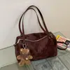 Bolsa de Hombro Cruzada Casual Elegante de Gran Capacidad Versátil para Mujer, Estilo Retro Transfronterizo, Nueva Colección Otoño/Invierno 2026