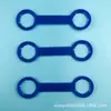Alça de plástico para bebida calibre 28-30mm 2 peças Alça de Cola alça de furo duplo duas peças plástico fivela portátil