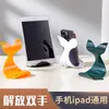Soporte de Teléfono de Ballena Soporte Universal para Escritorio Tablet iPad Decoración Linda para el Hogar Soporte Perezoso Creativo