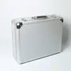 Maleta Redonda Pequeña de Aleación de Aluminio con Cuerno Modelo Brillante de Alta Calidad Caja de Modelo Caja para Instrumentos Caja de Equipo Caja de Joyería