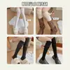 Calcetines Largos para Mujer con Botas, Calcetines Blancos Hasta la Rodilla, Calcetines Holgados Sin Costuras de Primavera y Verano, Botas Largas Melard, Calcetines Largos JK