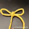 Grampo de Cabelo Laço Amarrado Transfronteiriço Luxo Super Brilhante Full Diamond Cordão de Laço Broche