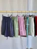 Frescor da Seda de Gelo! Shorts Casuais Leves com Textura Plissada Colorida para Mulheres