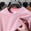 Sudadera de algodón de otoño para hombre, de alta gama, de marca, informal, holgada, de manga larga, con cuello redondo