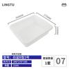 Fabricante Placa Cuadrada de Plástico Placa Rectangular Plana de Plástico Caja de Almacenamiento de Herramientas y Piezas Caja de Volteo Fruta y Verdura Alimento