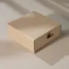 Venta Caliente Marrón Nube Lujo Accesible Universal Cajón de Cartón Caja de Joyería Caja de Empaque para Joyería Collar Anillo Plateado