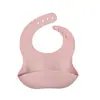 Baberos de Silicona, Baberos para Alimentar Bebés, Baberos Impermeables de Grado Alimenticio para Comer, Baberos Finos para Saliva, Juego de Vajilla Infantil Anti-Suciedad