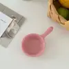 Plato de cerámica estilo Ins para condimentos con asa, plato japonés para vinagre, mini cuenco exquisito para mojar salsa de tomate para ensaladas en el hogar