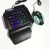 Teclado de una mano transfronterizo dios de los disparos trono mano izquierda sensación mecánica teclado para juegos Amazon ebay comercio exterior