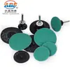 Disco de Lija de Torque 577F Corindón de Zirconia Almohadilla de Pulido 2/ 3 pulgadas Almohadilla de Rectificado de Punto de Soldadura Marina con Bloqueo Giratorio y Respaldo de Velcro