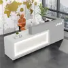 Caja Simple Recepción Empresa Rincón de Bar Recepción Pintada Recepción Barbería Salón de Belleza Mostrador con Tira de Luz
