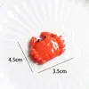 Colgante de comida de camarón cocido de simulación de resina, pendientes de cola de camarón lindos para juego de comida DIY, accesorios para llavero y joyería, colgante