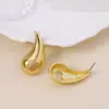 Pendientes de gota de agua huecos geométricos de amor de diseño creativo transfronterizo, moda de nicho, estilo diario para commuting