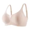 Sutiã de Silicone Sexy de Alta Qualidade Sem Costura para Mulheres, Estilo Fino de Verão, Levanta e Sustenta os Seios Laterais, Costas Bonitas, Suporte Macio, Roupa Íntima Confortável