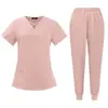 Novas Roupas de Lavar à Mão Secagem Rápida Roupas Médicas de Trabalho Sala de Operações Odontológica Cirúrgica Roupas de Lavar Mãos Cruzadas para Mulheres