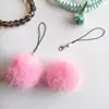 Pelota de Piel Sintética de Visón Mejorada 5cm Hecha a Mano para Accesorios de Cabello, Colgantes para Teléfono Móvil, Ropa, Zapatos, Sombreros, Joyería y Accesorios en Stock