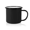 Taza de Metal Esmaltado de Grado Alimenticio de 0.5 mm de Espesor con Calcomanía Personalizada 12oz 350ml Taza Esmaltada Personalizada
