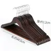Perchas de Madera Maciza Perchas de Hotel para Pantalones Perchas para Uso Doméstico Tienda de Ropa Perchas de Madera Armario Closet Antideslizantes Engrosadas