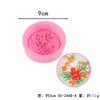 Molde de Azúcar Flip Flor de Girasol DIY Sirena Flor Hada Molde de Yeso para Aromaterapia Jabón Vela Molde Decorativo de Silicona