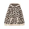 Sudadera de punto jacquard con estampado de animales, manga larga, holgada, estilo retro, nueva para Otoño 2025, Ropa Europea y Americana Transfronteriza para Mujer