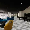 Tapetes grandes feitos sob medida para salões de banquetes de hotéis, tapetes resistentes a manchas e sujeira para salas de jantar privadas em restaurantes e tapetes de nylon impressos para hotéis