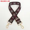 Correa de Bolso Ancha de 3.8 cm Correa de Hombro Jacquard Colorido Lona de Diamante Accesorios Correa de Bolso de Hombro Único Cruzado Correa de Bolso para Mujer