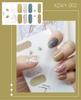 Nuevas Pegatinas para Uñas Cobertura Completa 3D Láser Brillantes Pegatinas de Arte para Uñas Pendientes de Tachuela de Comercio Exterior Pegatinas de Esmalte de Uñas Ins