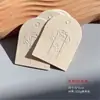 Papel vainilla juego completo de tarjetas de accesorios aretes aretes collar pinza para el pelo pulsera liga para el pelo anillo broche tarjeta de papel