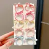 Lindo Set de Gomas para el Cabello de Dibujos Animados para Niños, Cuerdas para el Cabello del Tamaño de un Pulgar, de Alta Calidad, Accesorios para el Cabello que No Dañan para los Pequeños