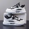Tênis infantis, sapatos casuais para meninos, novos sapatos brancos da moda para primavera e outono, sapatos esportivos leves e antiderrapantes para crianças maiores