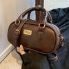 Bolsos para Mujer 2024 Nuevo Estilo Popular de Celebridad de Internet Estilo Extranjero Versátil Bolso Cruzado Nicho Retro Bandolera Bolso Almohada de Bowling