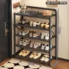 Zapatero Plegable Transfronterizo, Zapatero Integrado sin Instalación, Zapatero de Piso Multicapa para Entrada del Hogar, Estante de Zapatos Sencillo