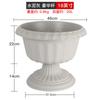 Maceta de Copa de Vino de Pelo Liso de Fábrica Universal Maceta de Flores de Torre Vintage Maceta de Flores Hidropónica de Cobre Cuenco de Hierba de Dinero Maceta de Loto Maceta Europea para Loto Acuático