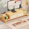 Soporte Elevador para Monitor de Computadora con Cajón Base para Aumentar la Altura de la Pantalla del Monitor de Escritorio Estante de Almacenamiento