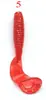 Opcional de 13 colores cola rizada 6 cm/1.8 G gusano suave Señuelo suave cola simple gusano cebo Luya cebo artificial equipo de pesca