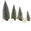 Árbol de Navidad Blanco Dip Decoración de Escritorio Navideña Adornos para Árbol de Navidad Mini Adornos para Árbol de Navidad Venta al por Mayor