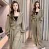 Conjunto de Moda con Temperamento de Celebridad de Redes Sociales para Mujer 2026 Nuevo para Primavera y Otoño Conjunto Deportivo de Dos Piezas con Sudadera con Capucha Adelgazante