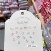 Accesorios para Uñas Aurora Mini Moño Moño Flotante Decoración de Uñas Set de Diamantes Caja Pendientes al por Mayor Funda para Teléfono Móvil