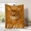 Manta Popular de Franela para Gatos Transfronteriza Temu Shein Dropshipping Manta de Franela Estampada Digitalmente para Mascotas Gato