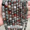 Joyería Jingde, cuentas sueltas de piedra de llama natural, pulsera fluorescente, accesorios de joyería DIY, cuentas de fabricantes, suministro directo
