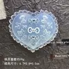 Molde para Decoración de Uñas 3D de Alta Transparencia, Superventas Transfronterizo, Forma de Corazón, Serie de Moños para Uñas, Molde Decorativo para Accesorios de Uñas