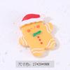 Cartoon série de Natal veado diy creme cola celular shell hairpin cocar copo de água cabeça corda resina jóias