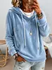 Sudadera de Manga Larga con Capucha y Cordón, Color Sólido, Terciopelo Coreano, Moda Casual Otoño/Invierno 2026, Transfronteriza Europea y Americana, Amazon