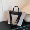 Bolsa de Lona de un Solo Hombro Estilo Nuevo Verano 2026, Gran Capacidad, Estilo Literario Retro, Bolso Tote para Viajar, Bolso de Mano Universal para el Trabajo