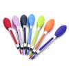 Pinza para alimentos de nailon y silicona pinza para alimentos acero inoxidable silicona 8 pulgadas Yangjiang fábrica de pinzas para alimentos de nailon venta directa