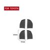 Adecuado para modificación interior de fibra de carbono Corolla 14-18, parche de cuenco para puerta interior, parche decorativo de piezas de automóvil